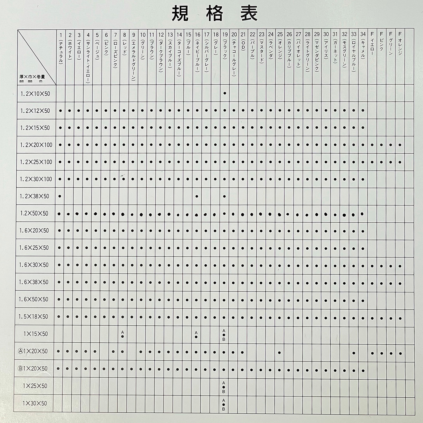 株式会社脇本商事 / PPテープ ＃05 1.5mm厚 色